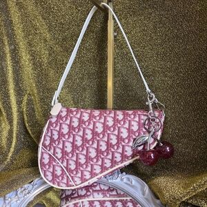 Christian Dior Vintage Trotter Saddle Bag